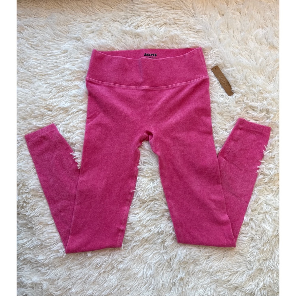 Skims | Terry Lounge Pullover Hoodie & Leggings | Watermelon | Small - Picture 5 of 7